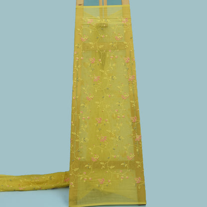 Chanderi Embroidery Fabric