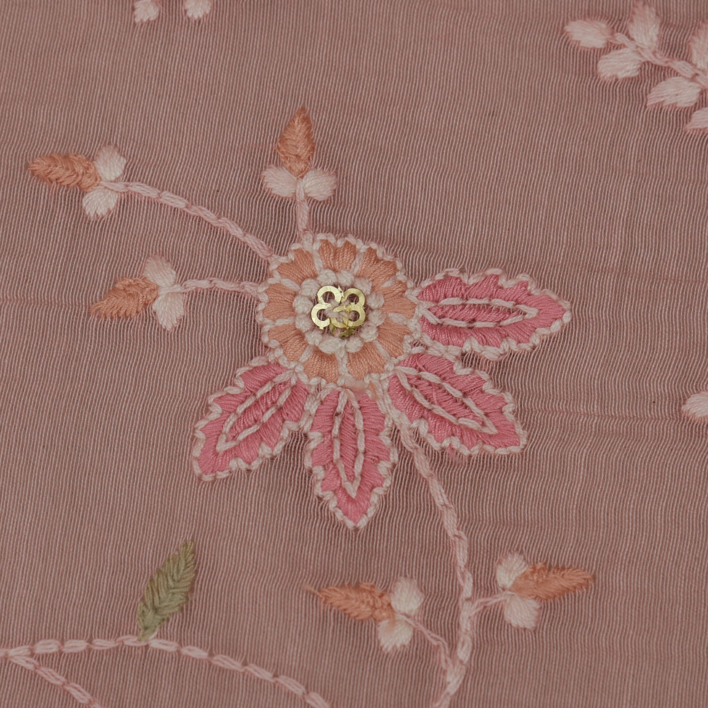 Chanderi Embroidery Fabric