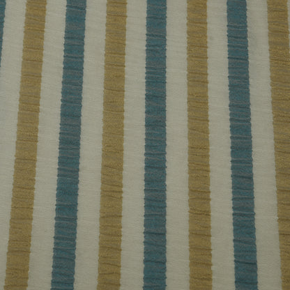 Multicolor Crush Tissue Stripe Fabric