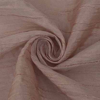 Pink Color Crush Tissue Fabric