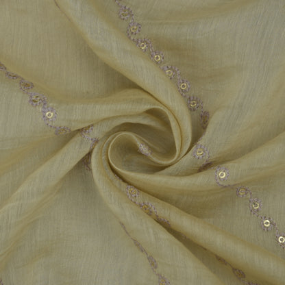 Chanderi Embroidery Fabric