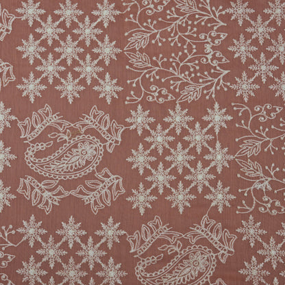 Chanderi Embroidery Fabric