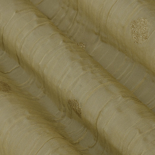 Colored Crush Tissue Booti Fabric