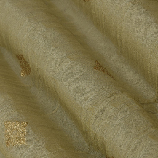 Colored Crush Tissue Booti Fabric