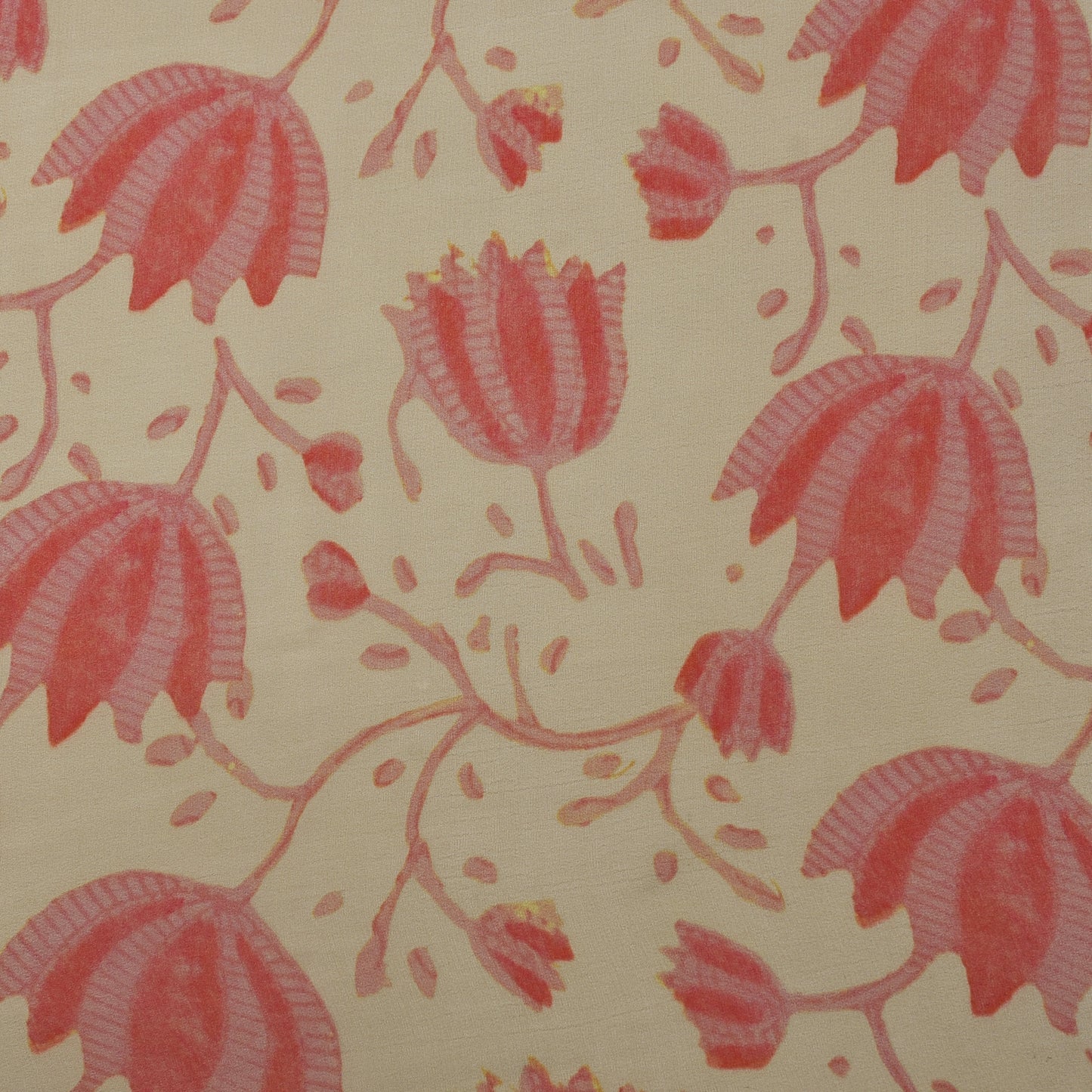 Floral Hydra Crepe Print Fabric