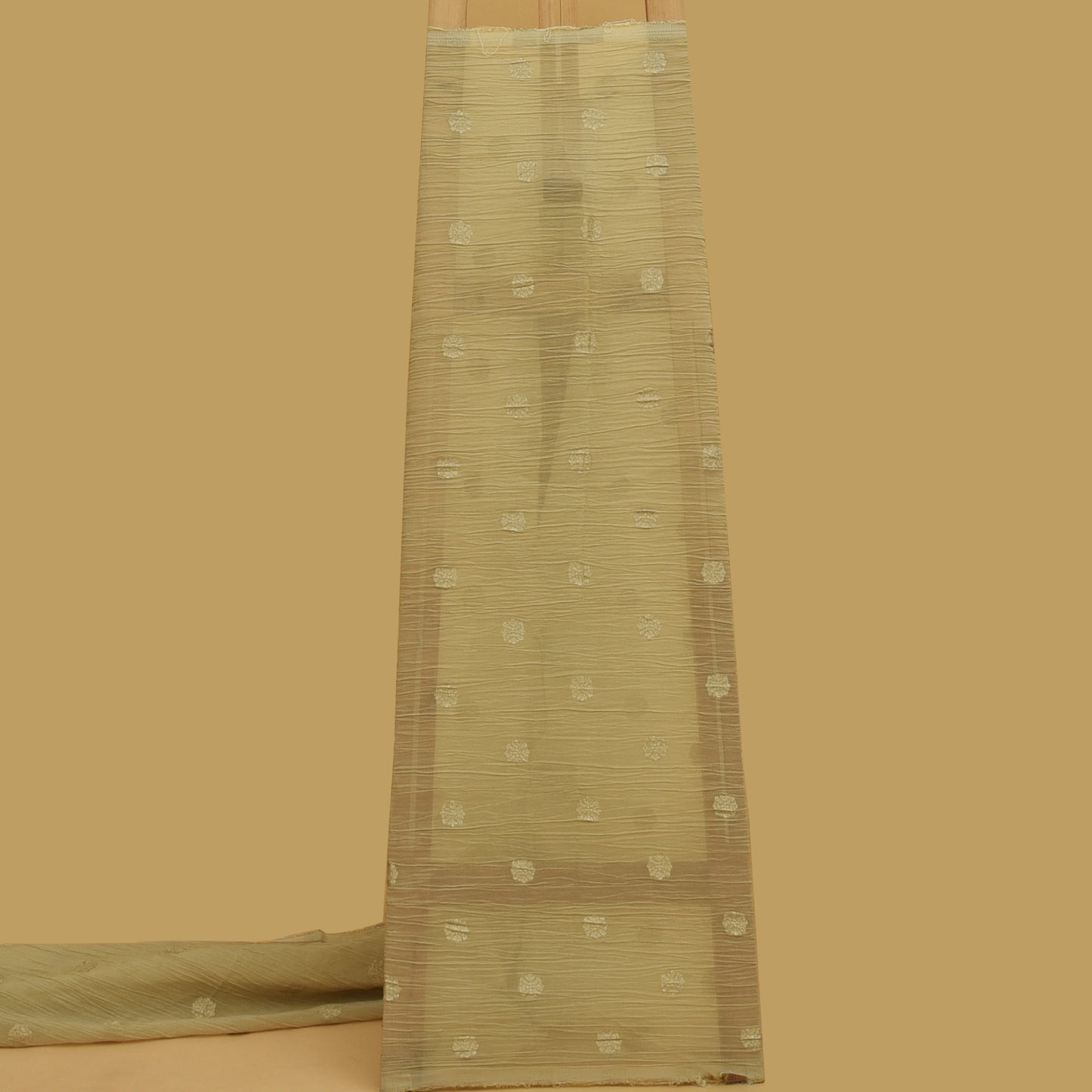 Colored Crush Tissue Booti Fabric