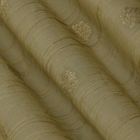 Colored Crush Tissue Booti Fabric