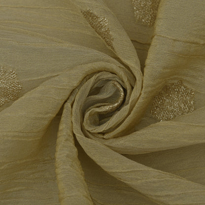 Colored Crush Tissue Booti Fabric