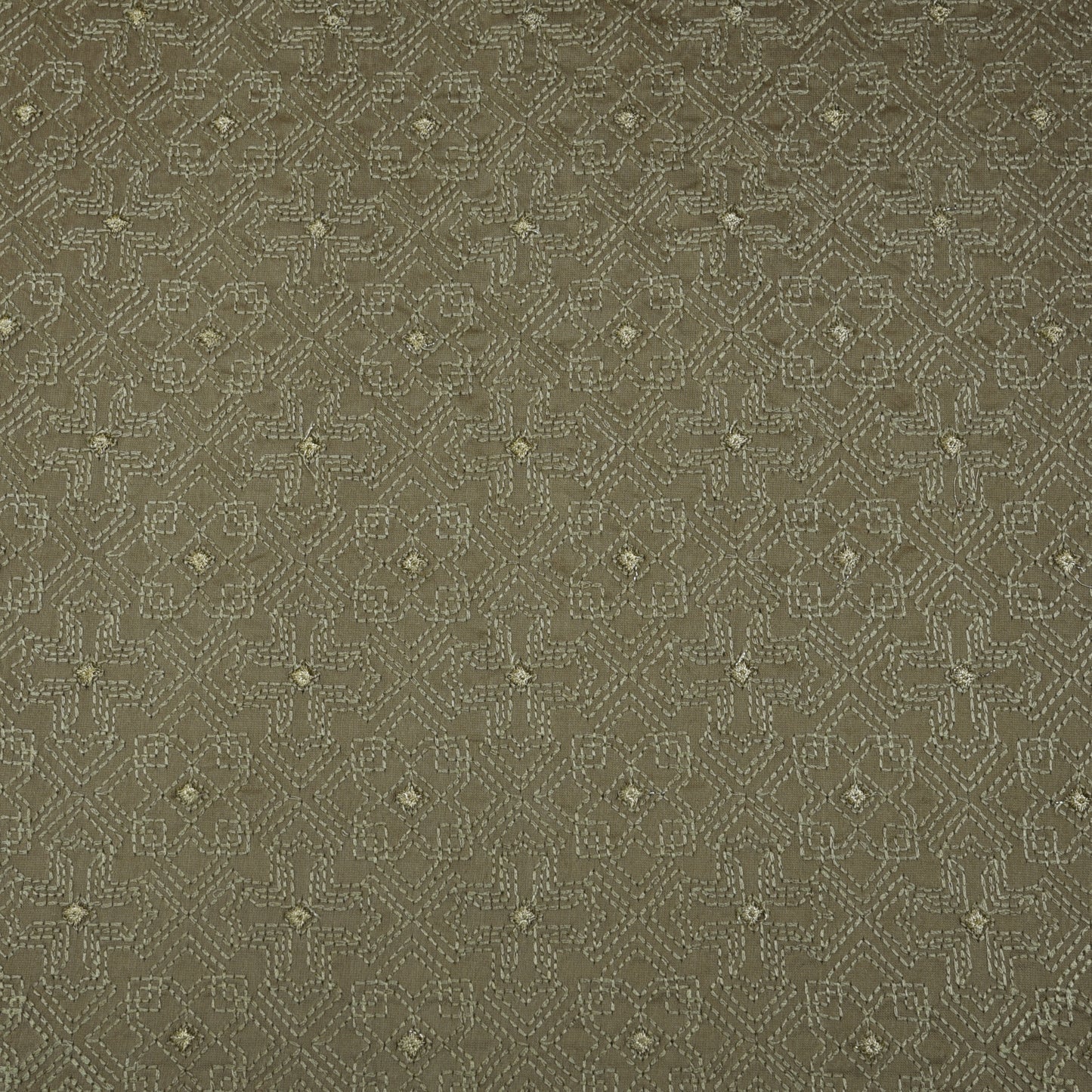 Dyed Kora Silk Chanderi Embroidery Fabric