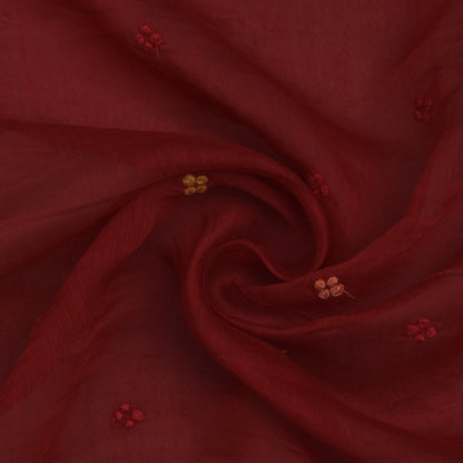 Chanderi Embroidery Fabric