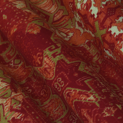 Multicolor Modal Satin Print Fabric