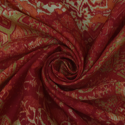 Multicolor Modal Satin Print Fabric