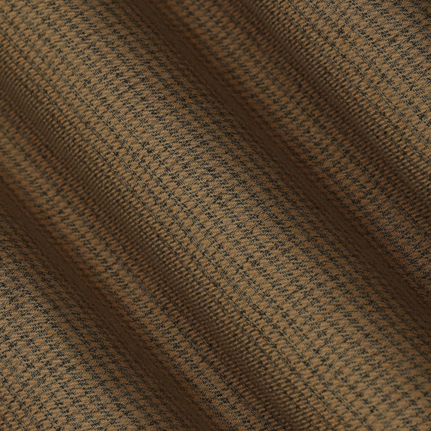 Brown Color Pashmina Check Fabric