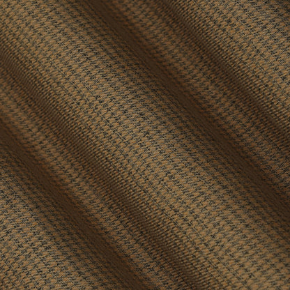 Brown Color Pashmina Check Fabric