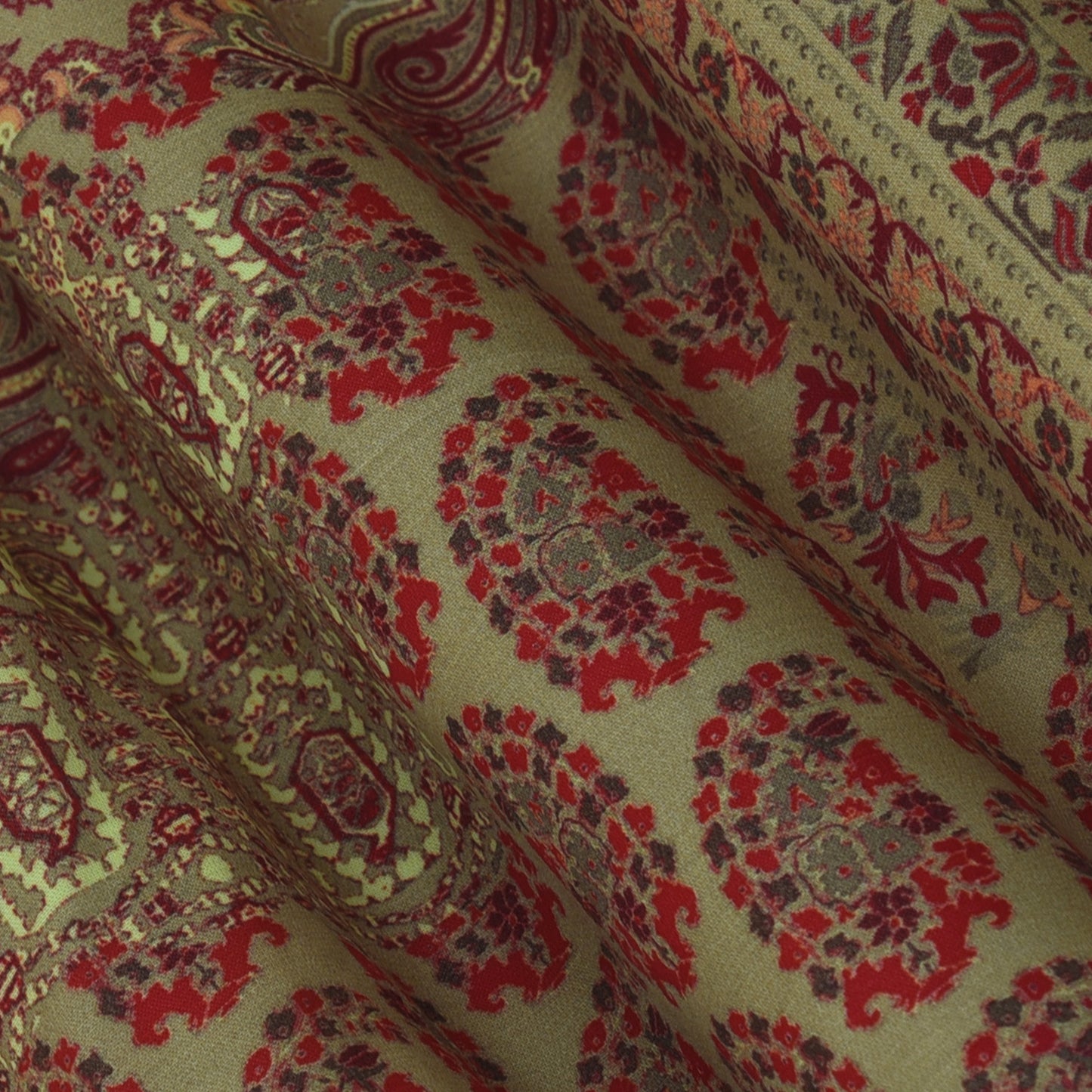 Multicolor Modal Satin Print Fabric