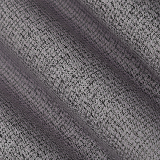 Grey Color Pashmina Check Fabric