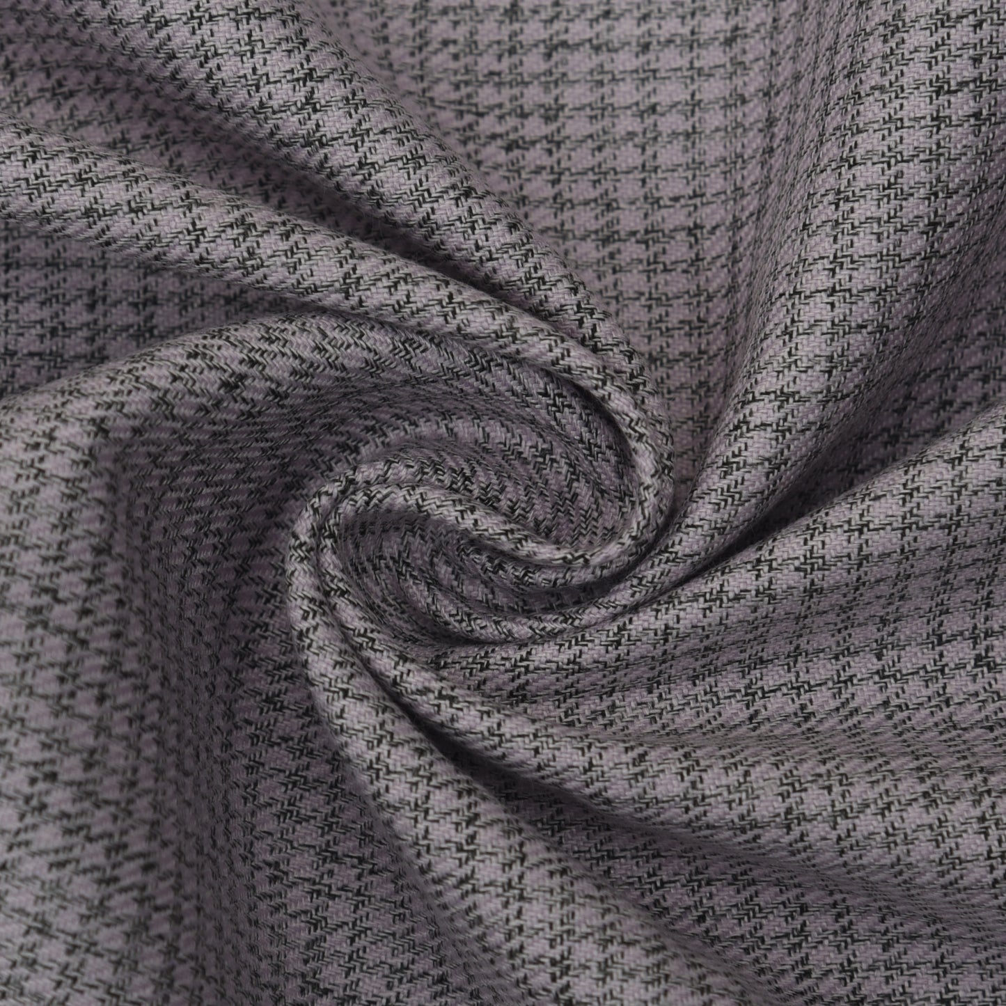 Grey Color Pashmina Check Fabric