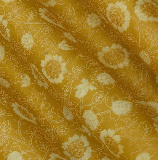 Organic Chanderi Print Fabric