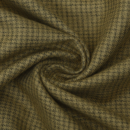 Beige Color Pashmina Check Fabric