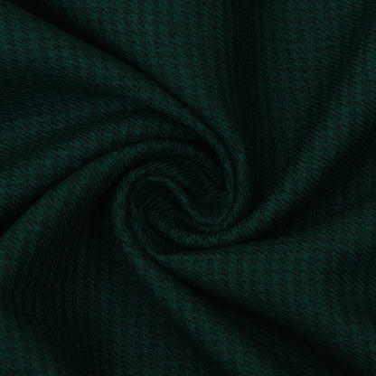 Dark Green Color Pashmina Check Fabric