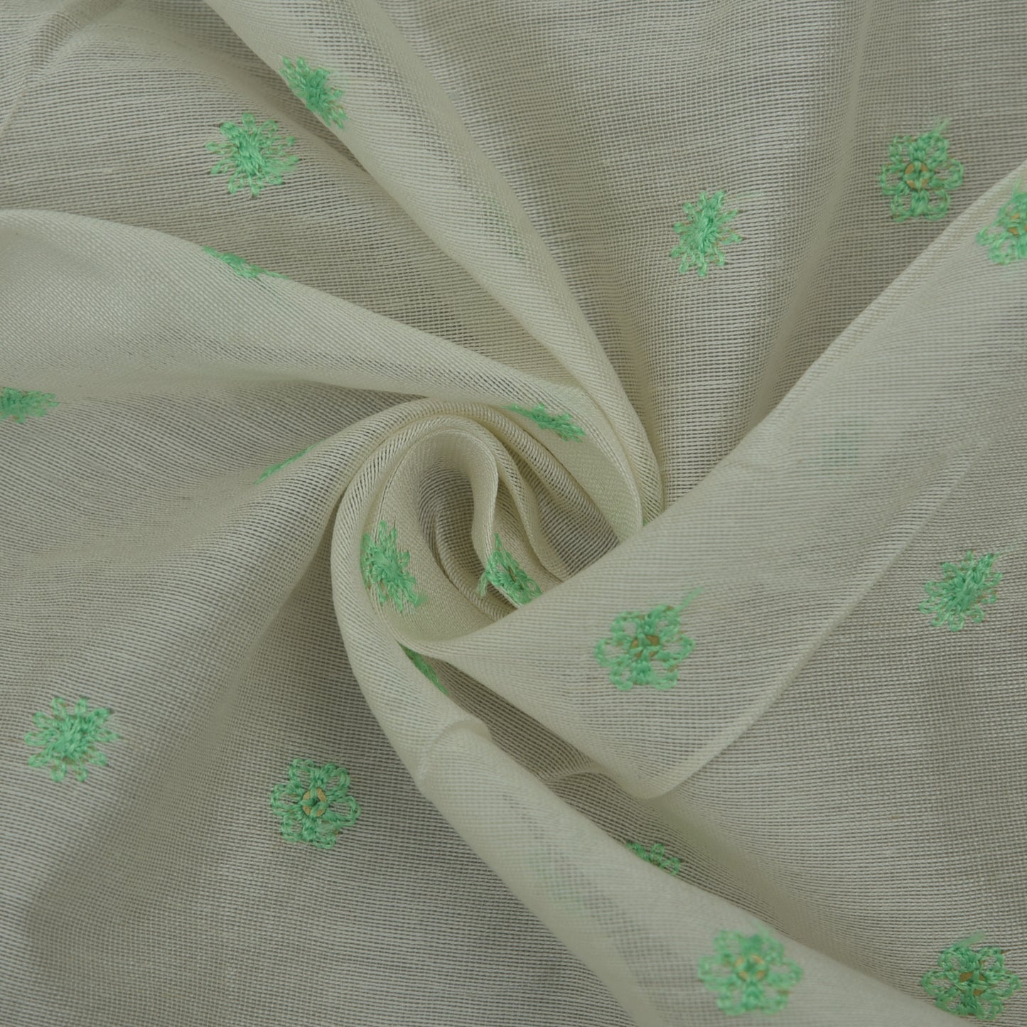 Chanderi Silk Embroidery Fabric