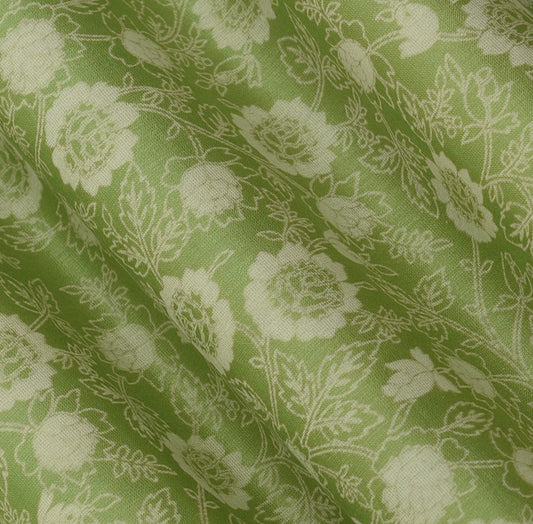 Organic Chanderi Print Fabric