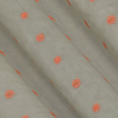 Chanderi Silk Embroidery Fabric