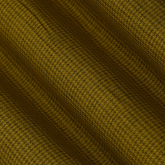 Mustard Color Pashmina Check Fabric