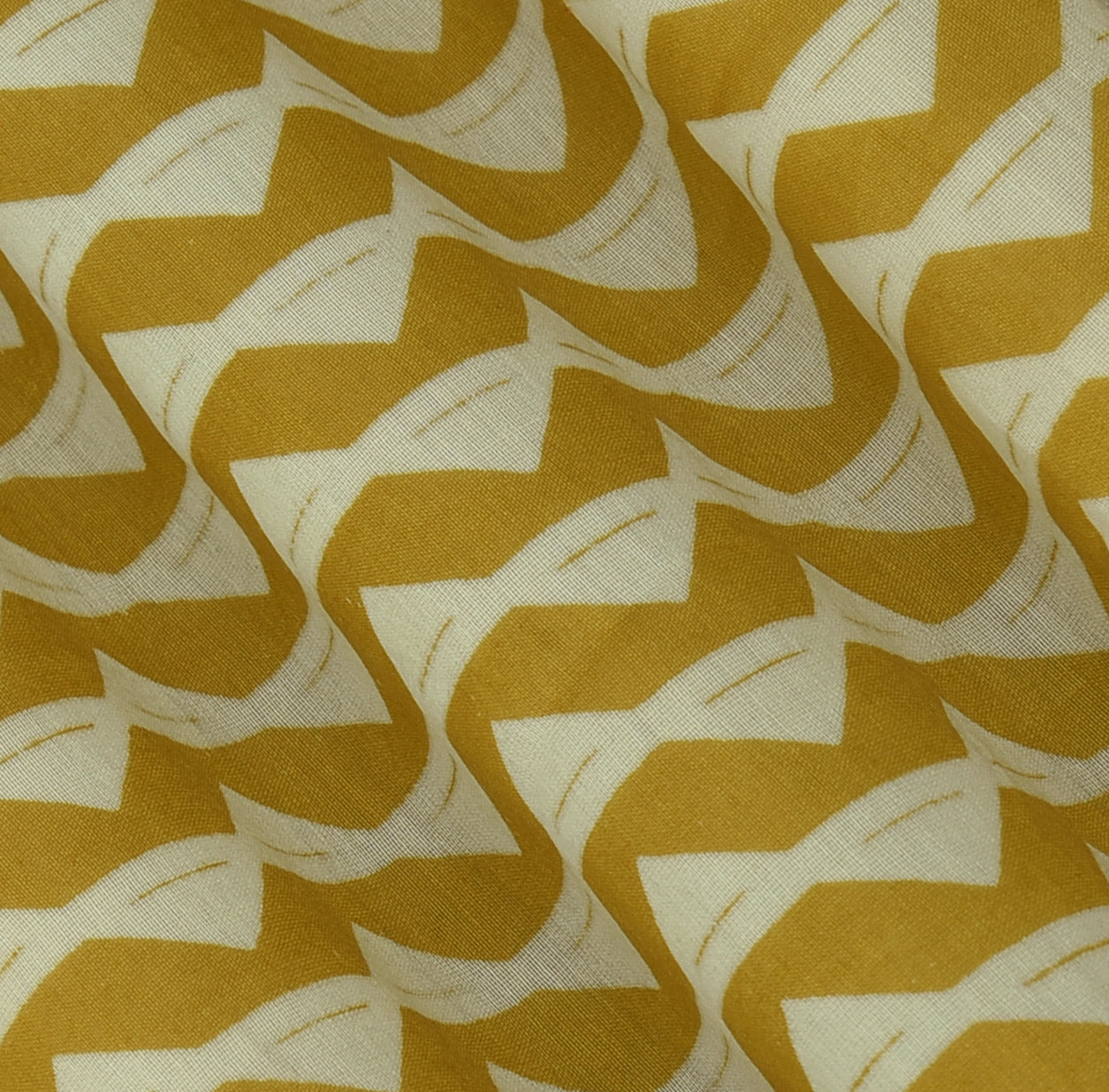 Organic Chanderi Print Fabric