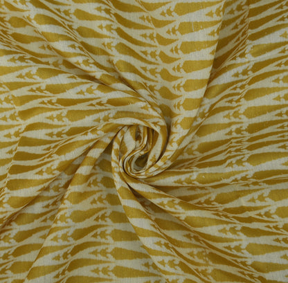 Organic Chanderi Print Fabric