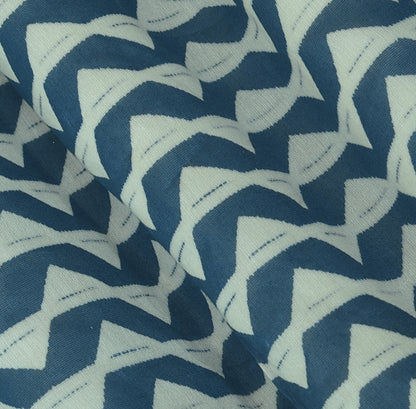 Organic Chanderi Print Fabric