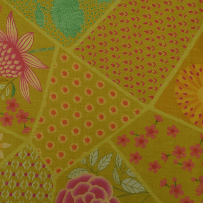 Floral Hydra Chinon Print Fabric