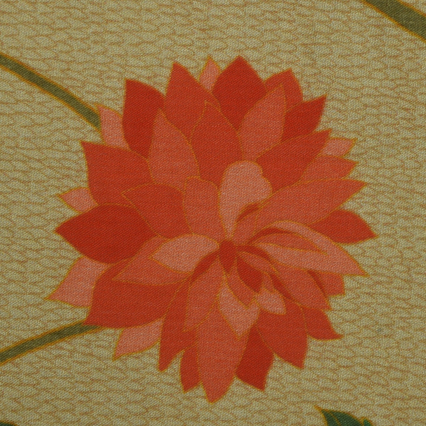 Floral Hydra Chinon Print Fabric