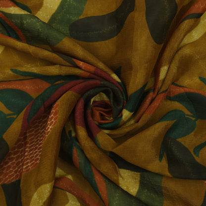 Multicolor Hydra Chinon Print Fabric