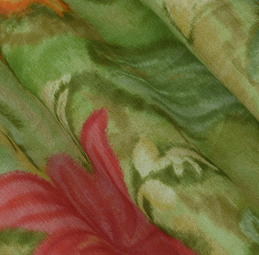 Multicolor Hydra Chinon Print Fabric