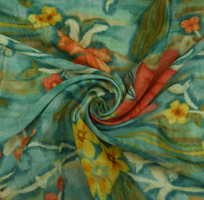 Multicolor Hydra Chinon Print Fabric