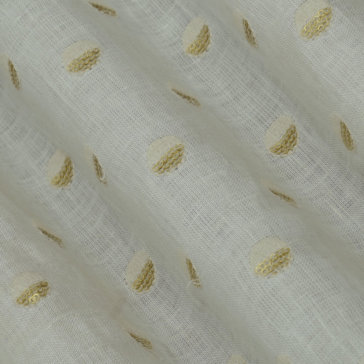 Off White Color Linen Fabric