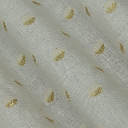 Off White Color Linen Fabric