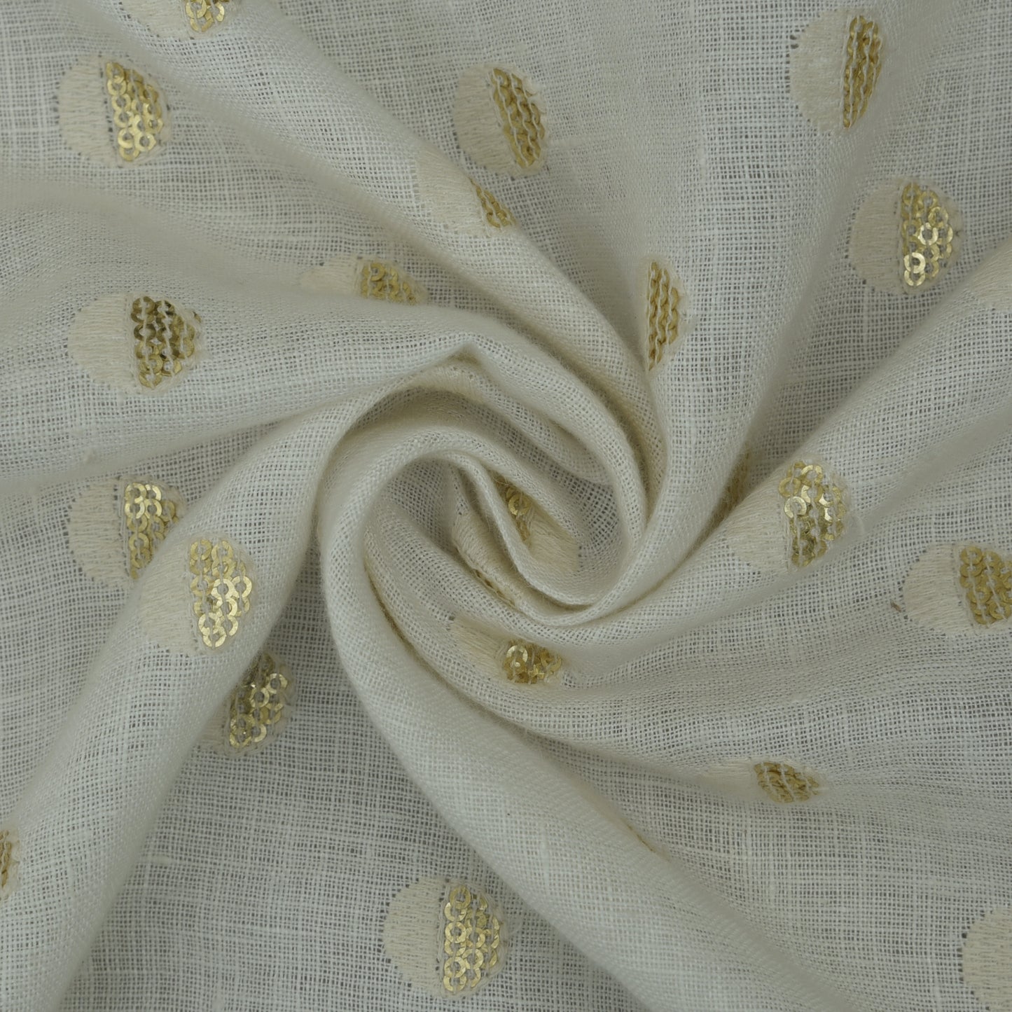 Off White Color Linen Fabric