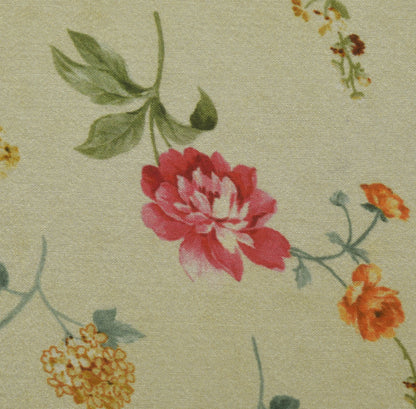 Floral Hydra Chinon Print Fabric