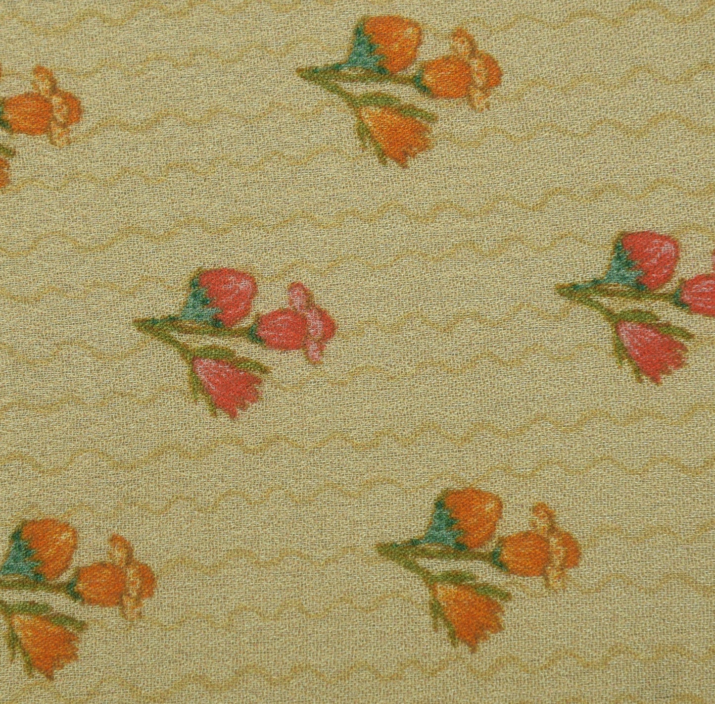 Floral Hydra Chinon Print Fabric