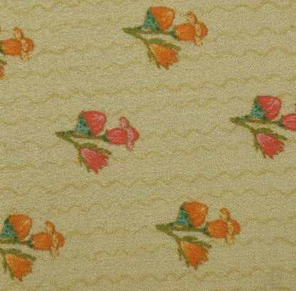 Floral Hydra Chinon Print Fabric