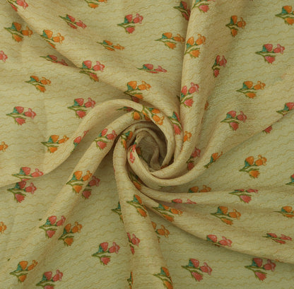 Floral Hydra Chinon Print Fabric