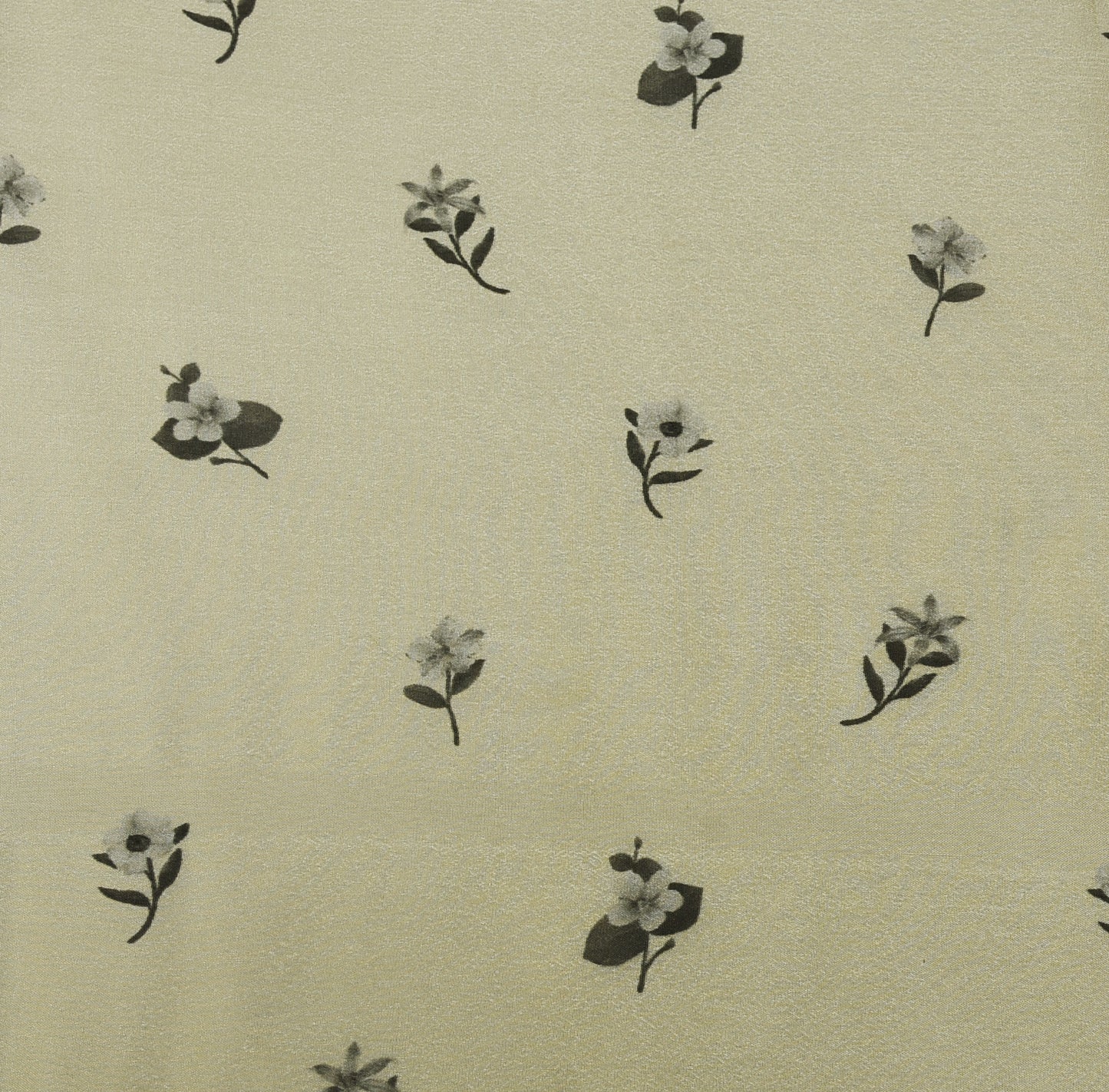 Floral Hydra Chinon Print Fabric