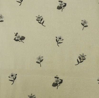 Floral Hydra Chinon Print Fabric