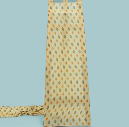 Floral Hydra Chinon Print Fabric