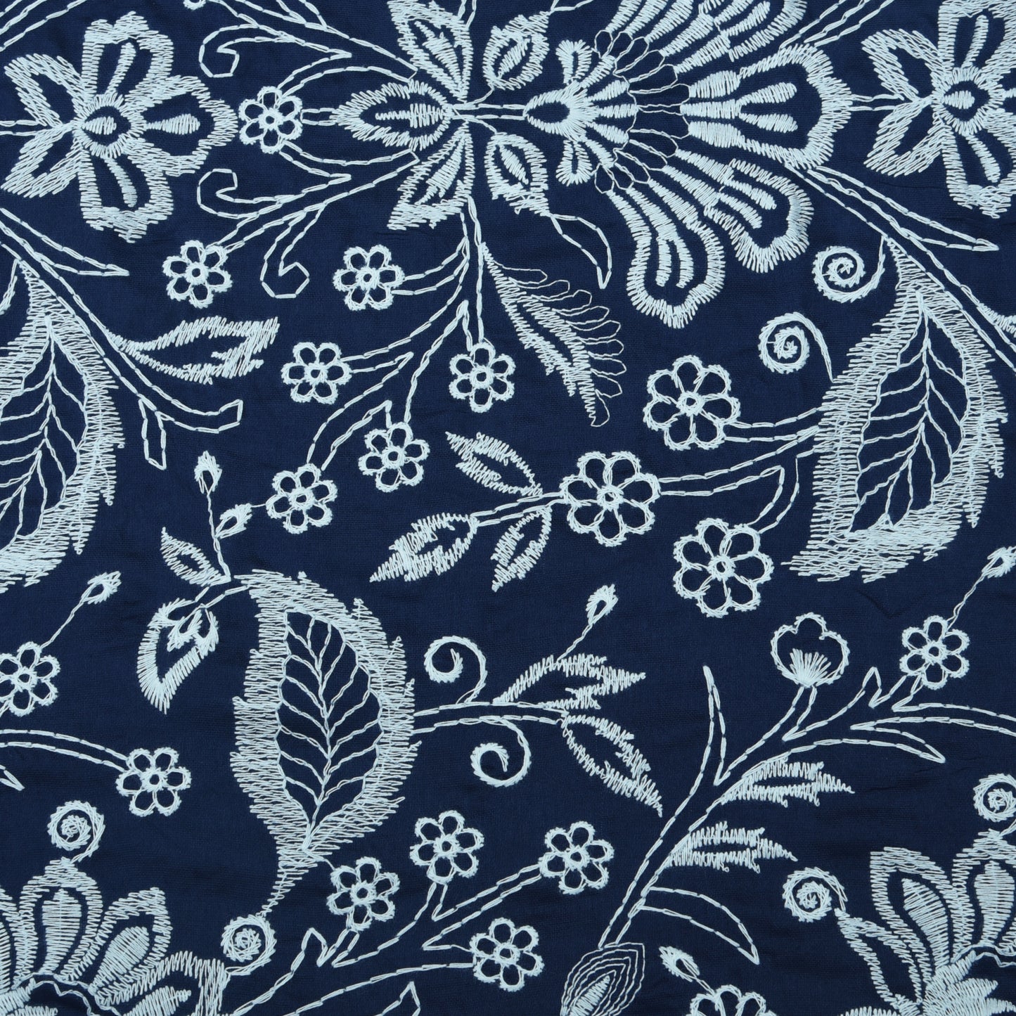 Chanderi Embroidery Fabric