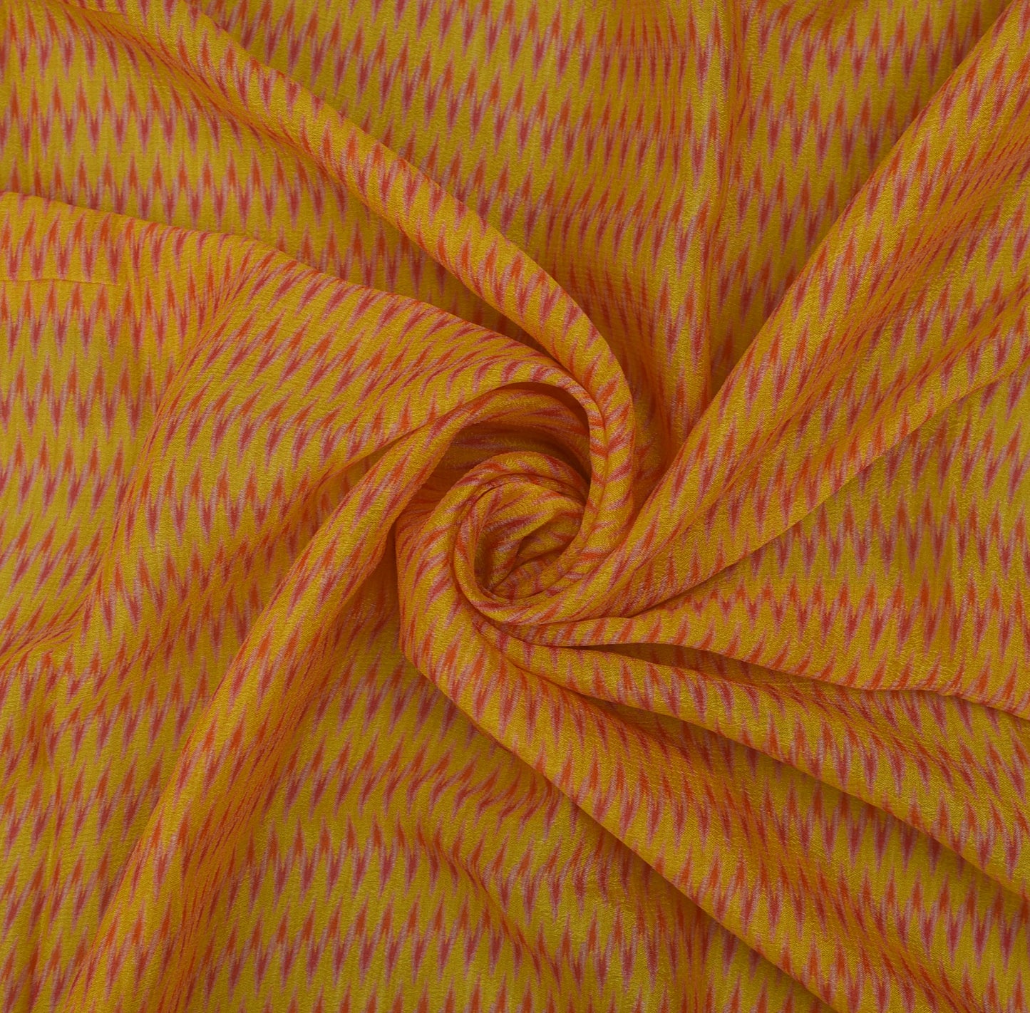 Colored Hydra Chinon Print Fabric