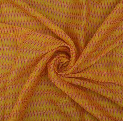 Colored Hydra Chinon Print Fabric