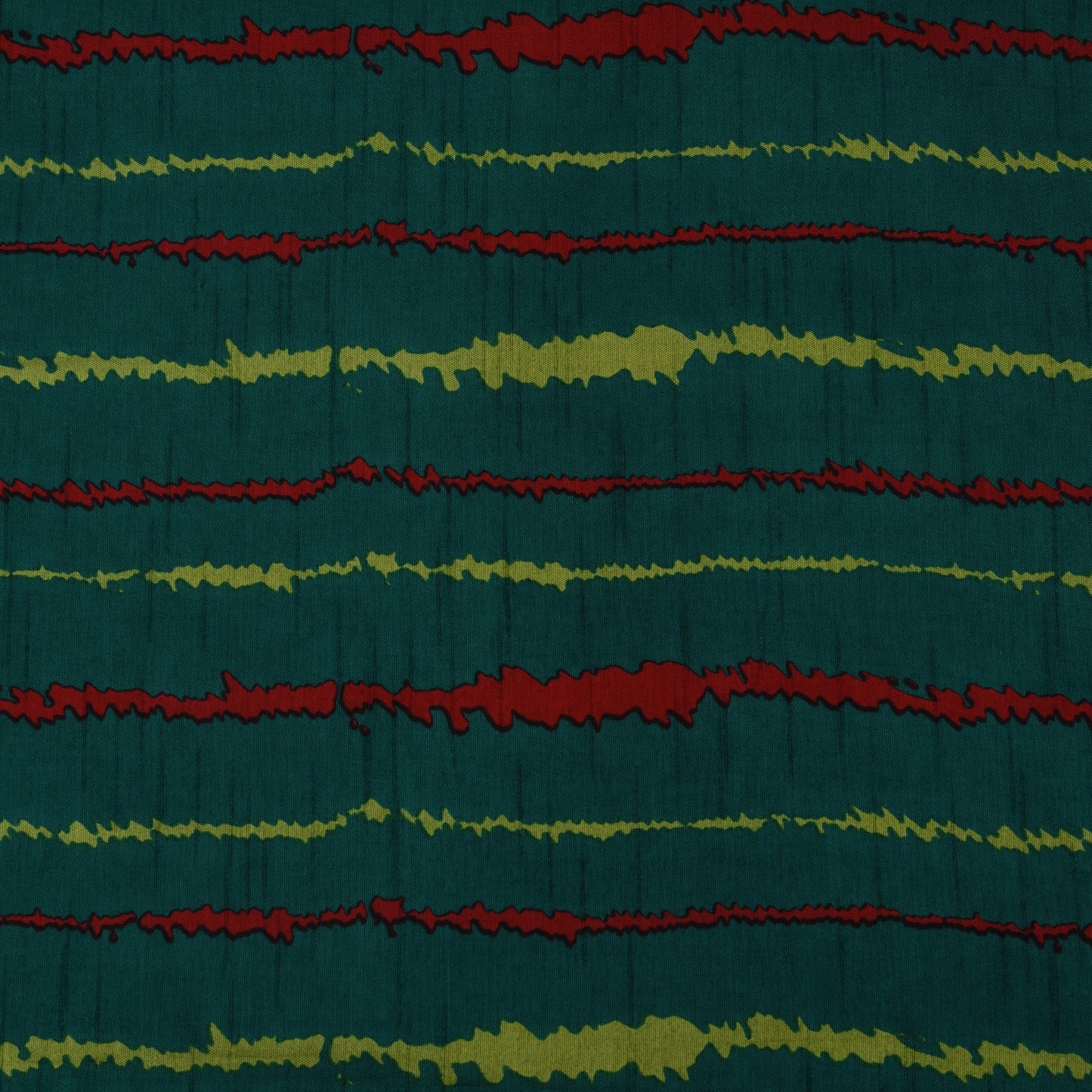 Multicolor Slub Chanderi Print Fabric